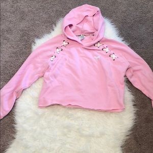 Victoria’s Secret Pink Cropped Hoodie, Size S